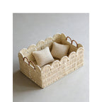 Decorative Basket with Wave Edge | Kelmera