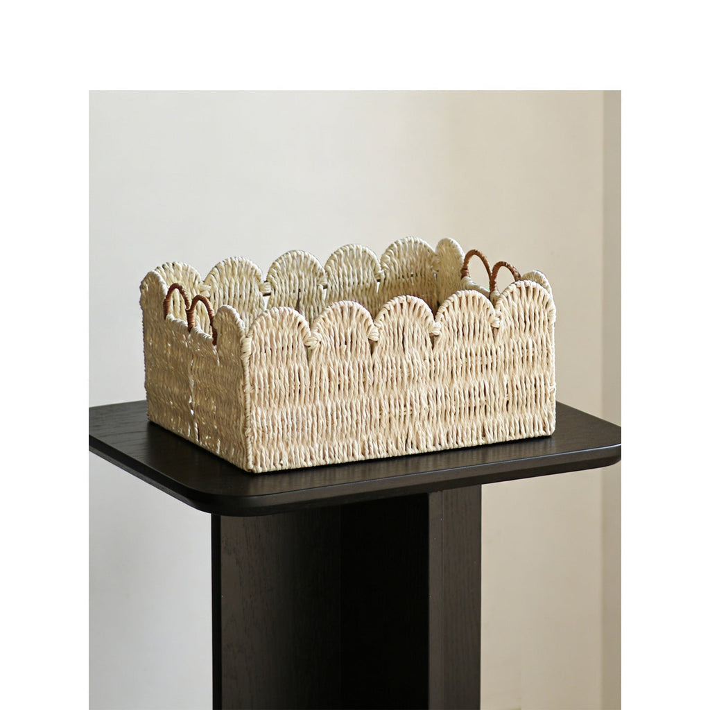 Decorative Basket with Wave Edge | Kelmera