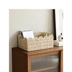 Decorative Basket with Wave Edge | Kelmera