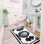 Decorative Beach-Themed Bath Mat | Kelmera