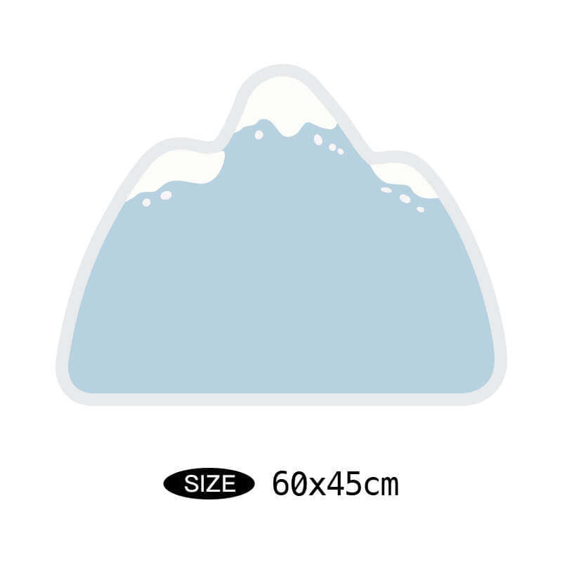 Decorative Bird-Shaped Area Mat | Kelmera