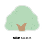 Decorative Bird-Shaped Area Mat | Kelmera