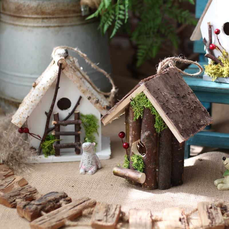 Decorative Birdhouse Wood Hanging | Kelmera