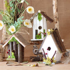 Decorative Birdhouse Wood Hanging | Kelmera