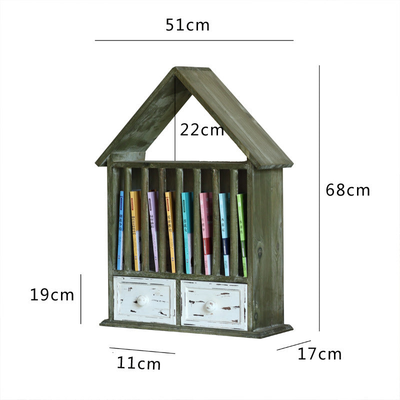 Decorative Bookshelf Wood | Kelmera