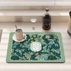 Decorative Botanical Kitchen Mat | Kelmera