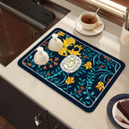 Decorative Botanical Kitchen Mat | Kelmera