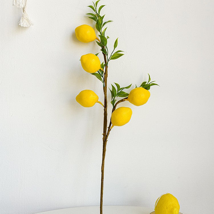 Decorative Branch with Artificial Lemons | Kelmera
