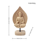 Decorative Buddha Statue Soft Textile Cast Resin | Kelmera