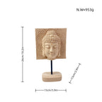 Decorative Buddha Statue Soft Textile Cast Resin | Kelmera