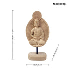 Decorative Buddha Statue Soft Textile Cast Resin | Kelmera