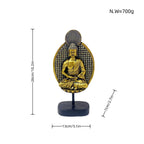 Decorative Buddha Statue Soft Textile Cast Resin | Kelmera
