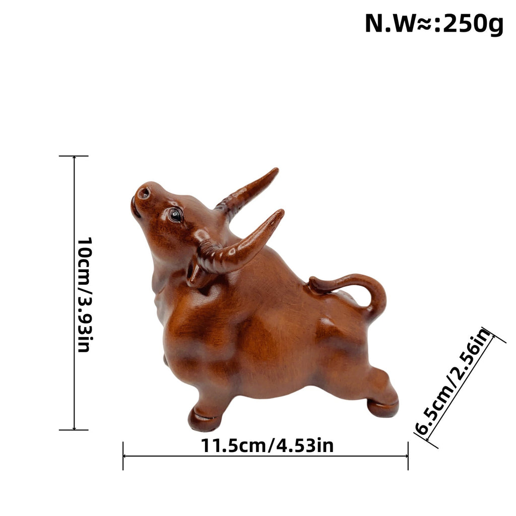 Decorative Bull Figure made of High-Quality Synthetic Resin | Kelmera