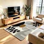 Decorative Butterfly Print Area Rug | Kelmera