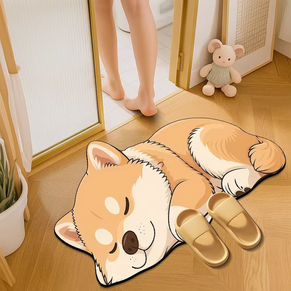 Decorative Cat-Themed Area Mat | Kelmera
