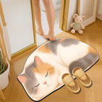Decorative Cat-Themed Area Mat | Kelmera