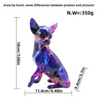 Decorative Ceramic Figure White Lilac | Kelmera