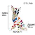 Decorative Ceramic Figure White Lilac | Kelmera