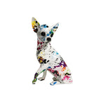 Decorative Ceramic Figure White Lilac | Kelmera