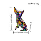Decorative Ceramic Figure White Lilac | Kelmera