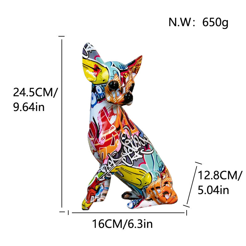Decorative Ceramic Figure White Lilac | Kelmera
