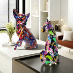 Decorative Ceramic Figure White Lilac | Kelmera
