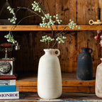 Decorative Ceramic Vase Black Gold | Kelmera