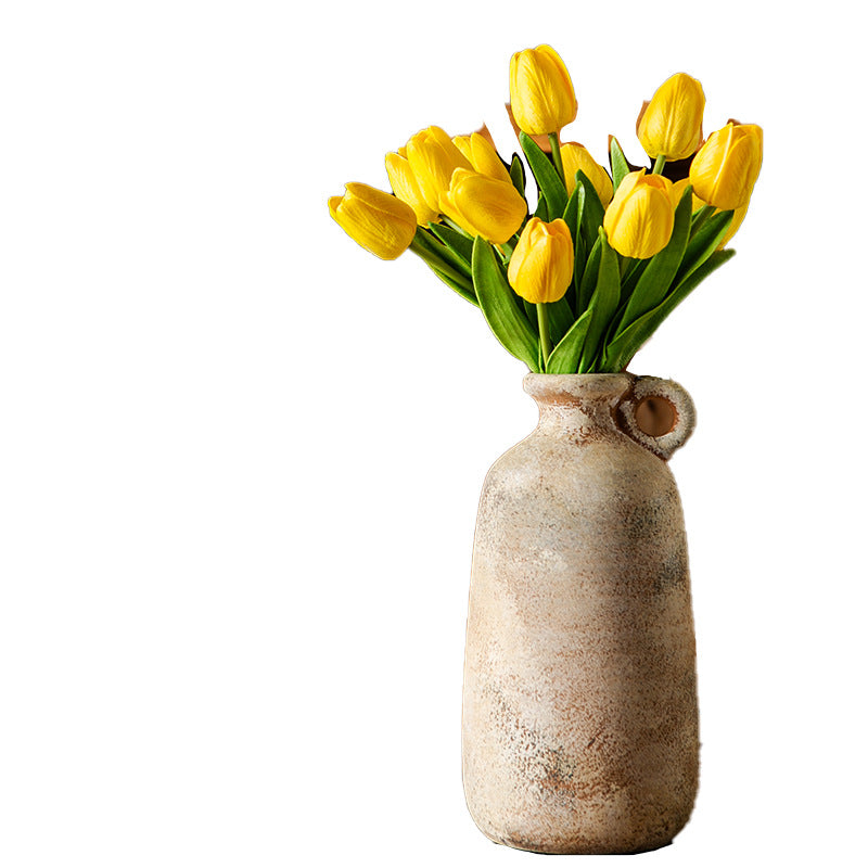 Decorative Ceramic Vase Black Gold | Kelmera