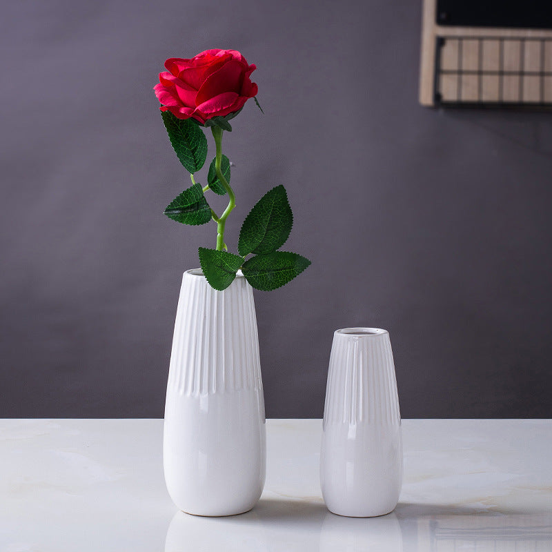 Decorative Ceramic Vase Pink Blue White | Kelmera