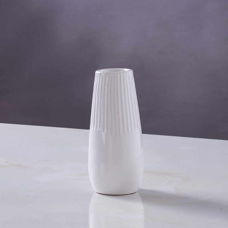 Decorative Ceramic Vase Pink Blue White | Kelmera