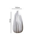 Decorative Ceramic Vase Syd10W163L Milky-White Syd10W163S | Kelmera