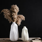 Decorative Ceramic Vase Syd10W163L Milky-White Syd10W163S | Kelmera