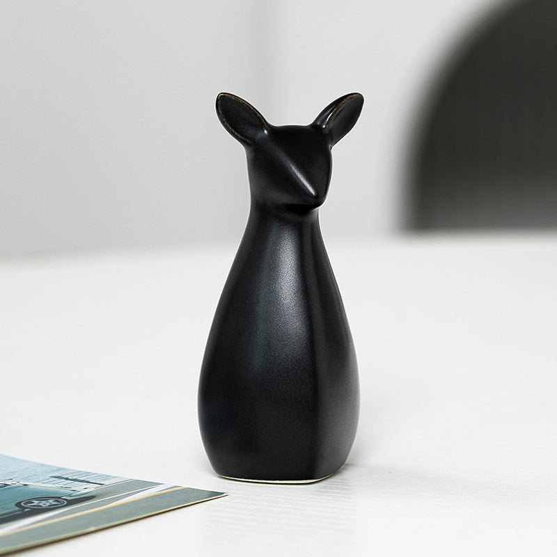 Decorative Ceramic Vase White Gold | Kelmera