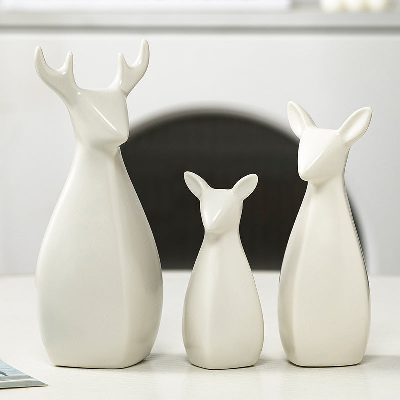 Decorative Ceramic Vase White Gold | Kelmera