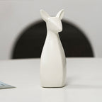 Decorative Ceramic Vase White Gold | Kelmera