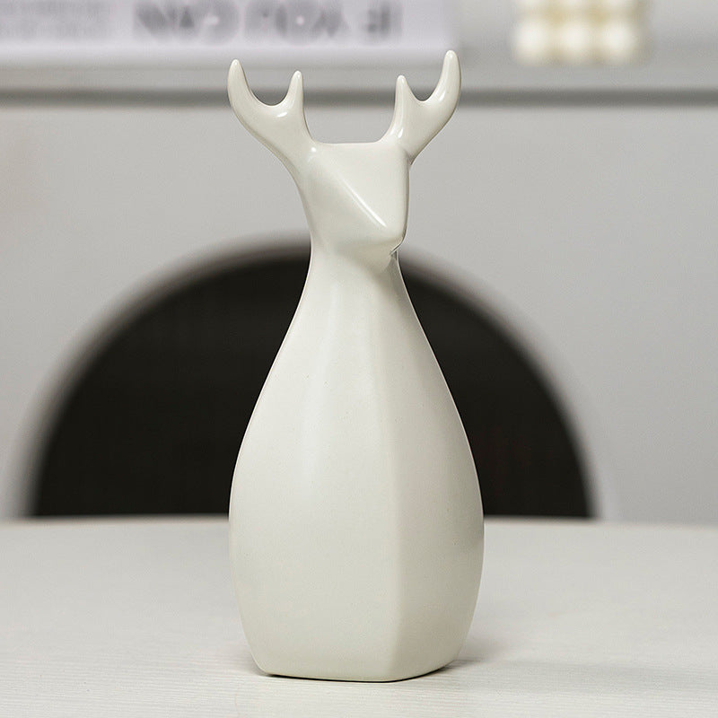 Decorative Ceramic Vase White Gold | Kelmera