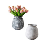 Decorative Ceramic Vase White Show Details Black | Kelmera