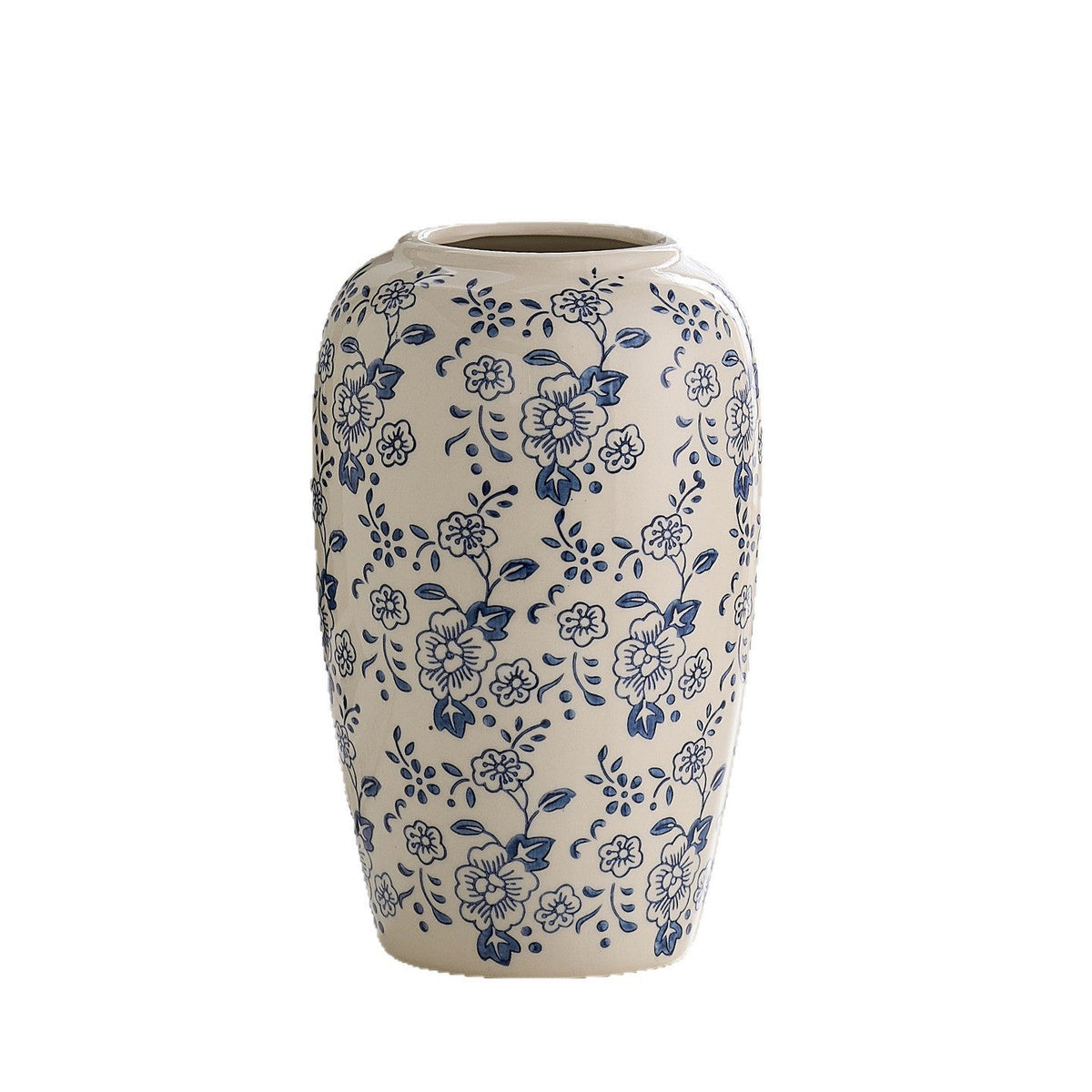 Decorative Ceramic Vase with Floral Pattern | Kelmera