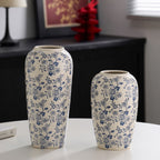 Decorative Ceramic Vase with Floral Pattern | Kelmera