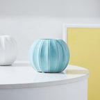 Decorative Ceramic Vase with Modern Ribbed Design | Kelmera
