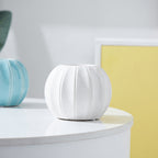 Decorative Ceramic Vase with Modern Ribbed Design | Kelmera