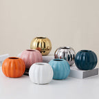 Decorative Ceramic Vase with Modern Ribbed Design | Kelmera