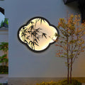 Decorative Cloud-Shaped LED Wall Lamp with Bamboo Silhouette | Kelmera