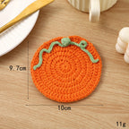 Decorative Crochet Lemon Coaster | Kelmera