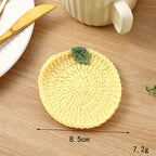Decorative Crochet Lemon Coaster | Kelmera