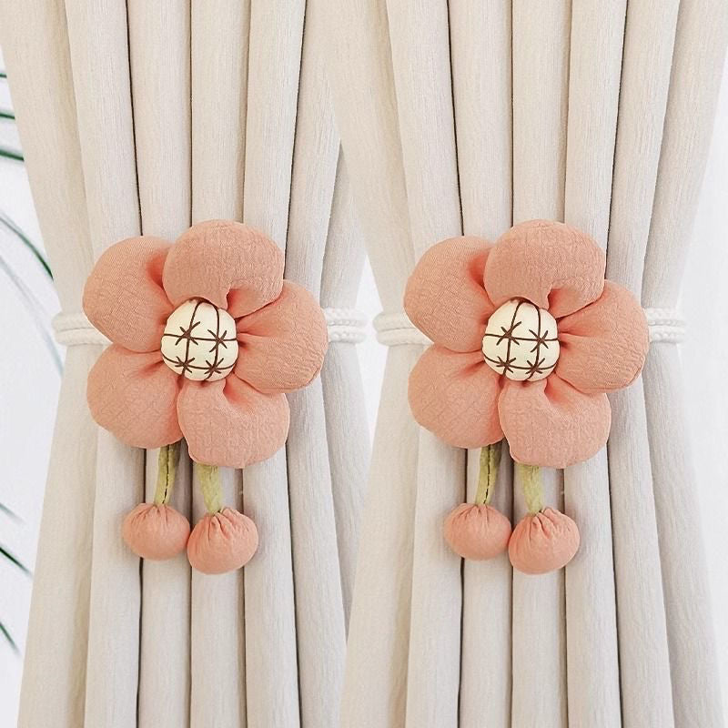 Decorative Curtain Flower Clips | Kelmera