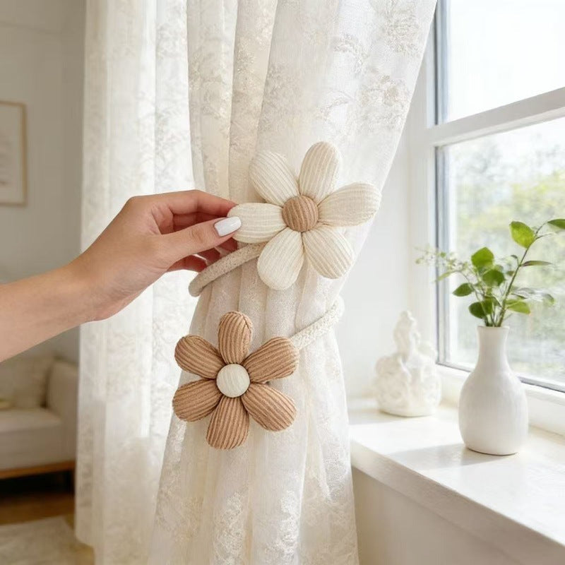 Decorative Curtain Holder Blue Beige | Kelmera