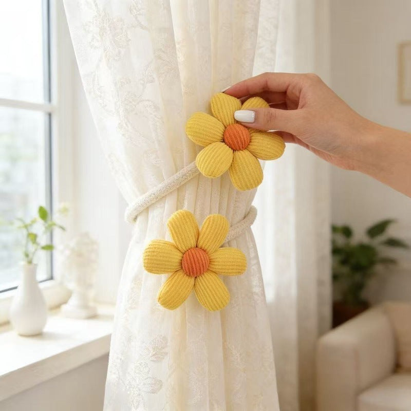 Decorative Curtain Holder Blue Beige | Kelmera