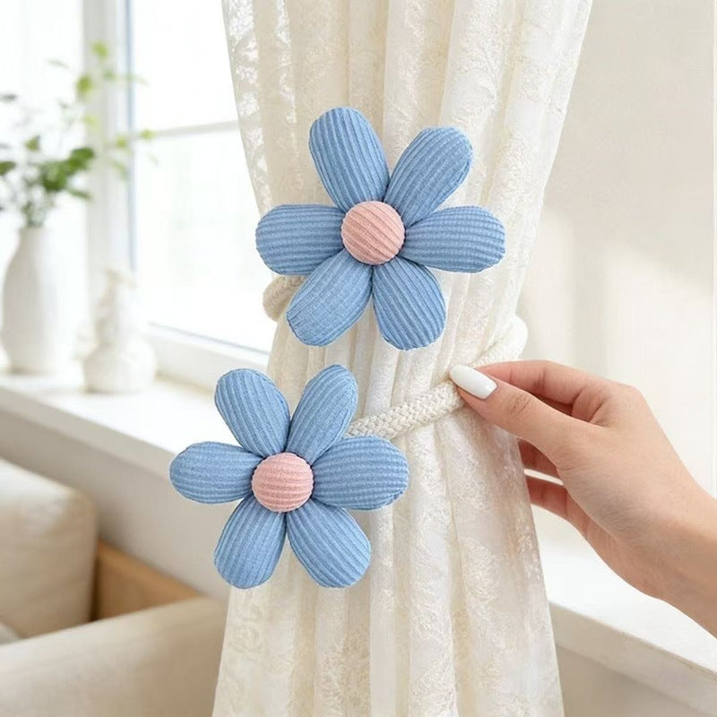 Decorative Curtain Holder Blue Beige | Kelmera