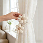 Decorative Curtain Holder Blue Beige | Kelmera